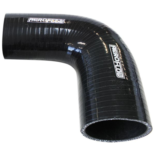 Aeroflow Gloss Black 90 Silicone Reducer / Expander Hose 3-3/4" - AF9203-375-30