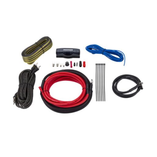 Kicker V-Series Complete 6 AWG 2-Channel Amplifier Installation Wire Kit - 47VK6