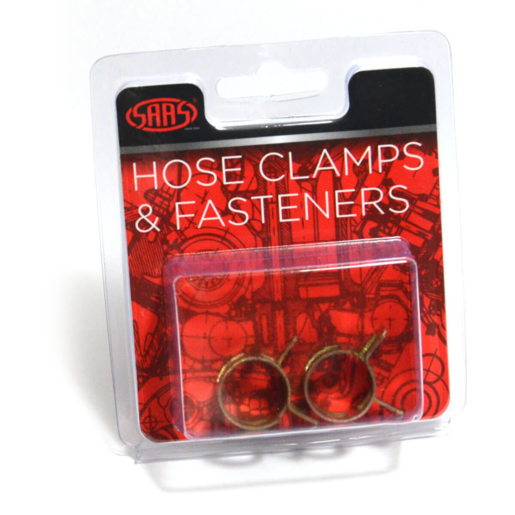 SAAS Hose Clamps Spring Size 10 These To Suit 10mm (3/8inch) Hose 2pk - SHC10
