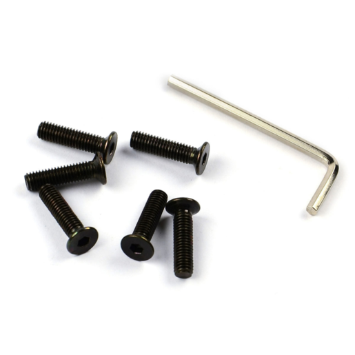 SAAS Boss Kit Black Allen Key Screws x 6 To Suit Gen 2 Wheels - BKS04