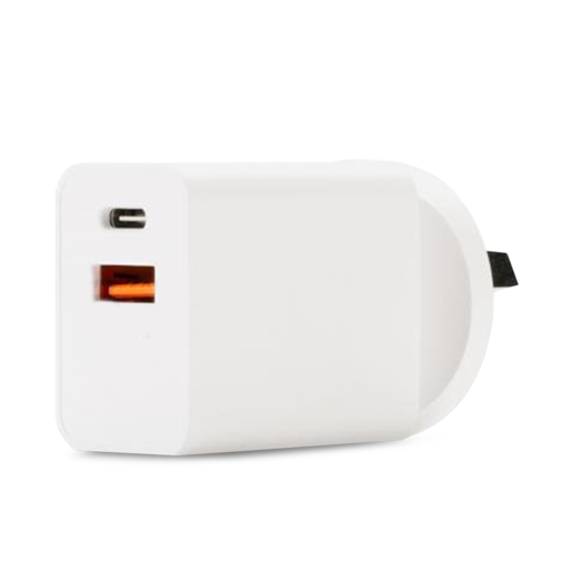 Aerpro 18W USB-C + USB-A Wall Charger White - APHC210