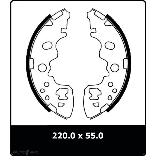 Brake Shoes - Rear