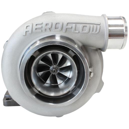 Aeroflow Boosted 5455 .82 Turbocharger 650HP Natural Cast Finish - AF8005-3001