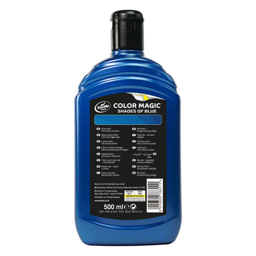 Turtle Wax Color Magic Blue Car Wax Polish 500mL - 102371