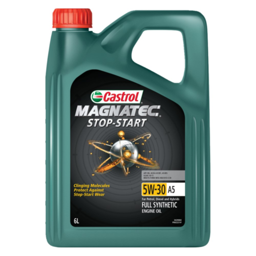 Castrol Magnatec 5W-30 Full Synthetic Stop-Start Engine Oil 6L - 3421235