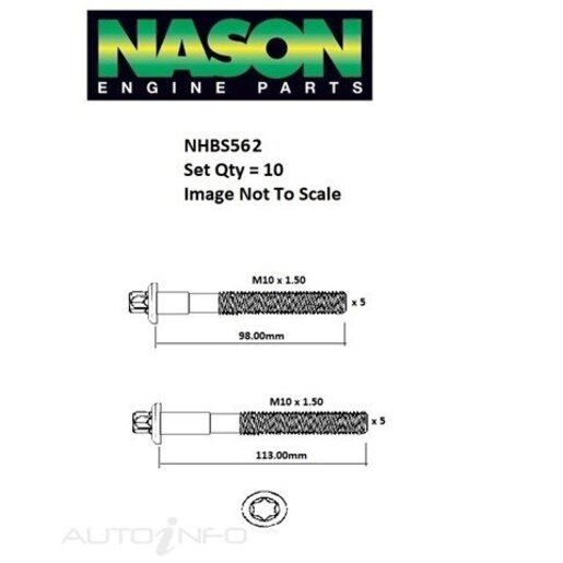 Cylinder Head Bolt Set