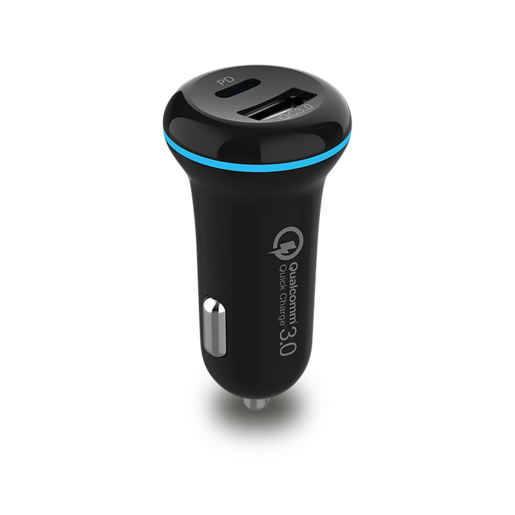 Aerpro Dual USB In-Car Charger PD + QC3.0 Black - APCC220 