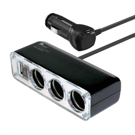 Aerpro Triple Accessory Socket + USB Power Adaptor - APDC320 