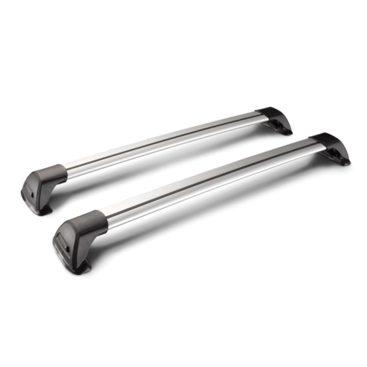 Yakima FlushBar MD Silver Roof Rack Pair S6Y 1000mm - 8050181