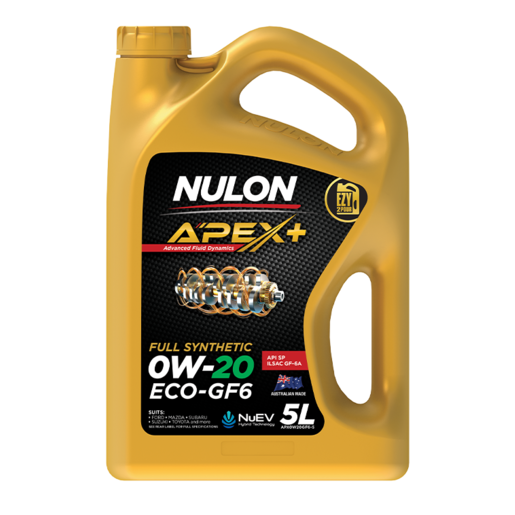 Nulon APEX+ 0W-20 Full Synthetic Eco-GF6 Engine Oil 5L - APX0W20GF6-5