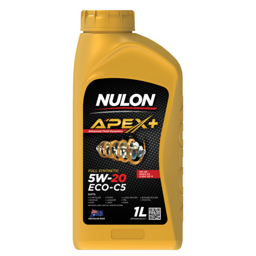 Nulon APEX+ 5W-20 ECO-C5 Full Synthetic Engine Oil 1L - APX5W20C5-1