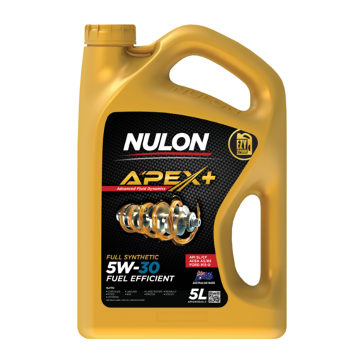 Nulon Apex+ 5W30 Full Synthetic Fuel Efficient Engine Oil 5L - APX5W30A5-5