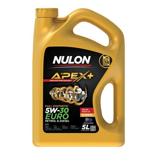 Nulon APEX+ 5W-30 EURO Full Synthetic Engine Oil 5L - APX5W30C3-5