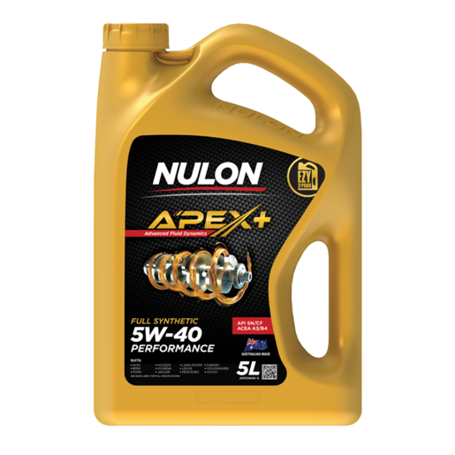 Nulon Apex+ 5W-40 Full Synthetic Engine Oil 5L - APX5W40-5