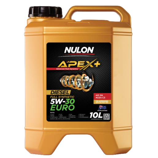 Nulon APEX+ 5W-30 Full Synthetic Euro Diesel Engine Oil 10L - APXD5W30C3-10