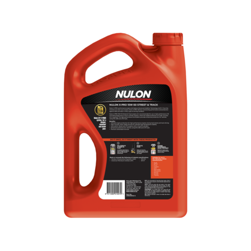Nulon X-Pro 15W-50 Semi Synthetic Street and Track Engine Oil 5L - XPR15W50-5