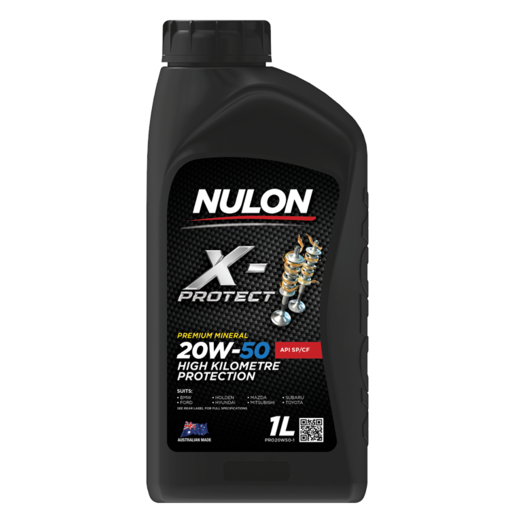 Nulon X-Protect 20W-50 High Kilometre Protection Engine Oil 1L - PRO20W50-1