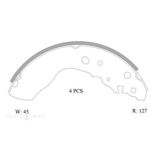 Brake Shoes - Rear