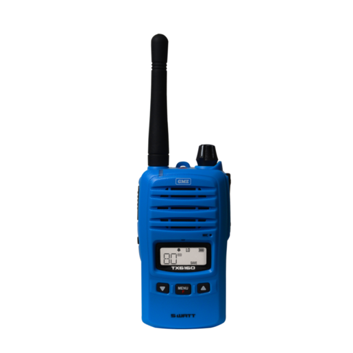 GME 5/1 Watt IP67 UHF CB Handheld Radio Beyond Blue - TX6160XBL