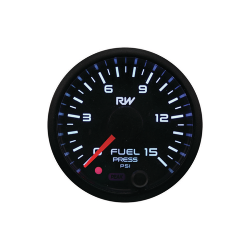 Raceworks 52mm Electronic Carby Fuel Pressure Gauge Kit - VPR-311