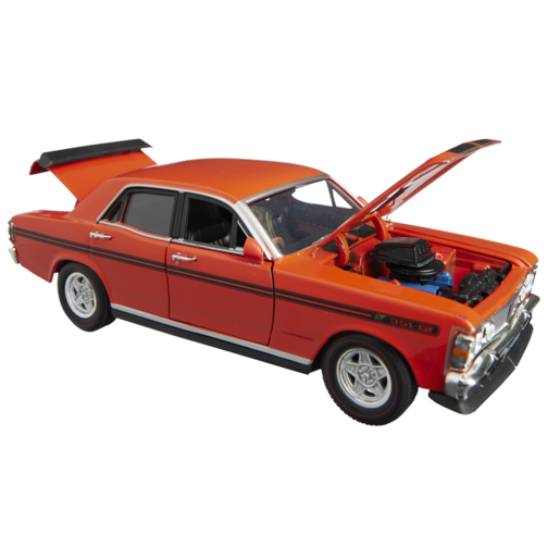 DDA 1:32 XY GTHO Ford Vermillion Fire w/Black Stripes - DDA32379-2