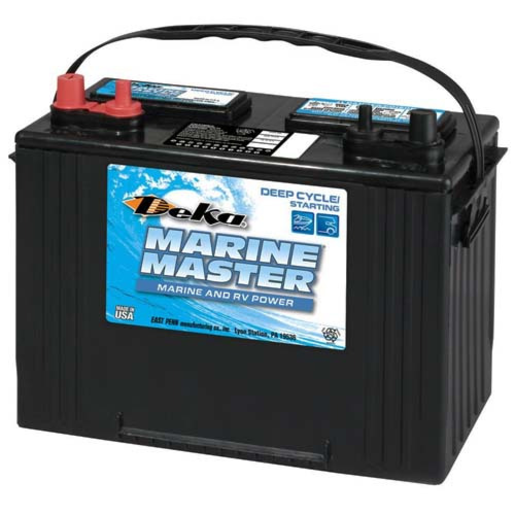 Deka Flooded 12V 650CCA 75AH Marine Battery - DP27 