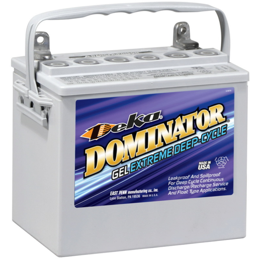 Deka Dominator DC Gel 12V 200CCA 32AH Golf Cart Battery - 8GU1H 