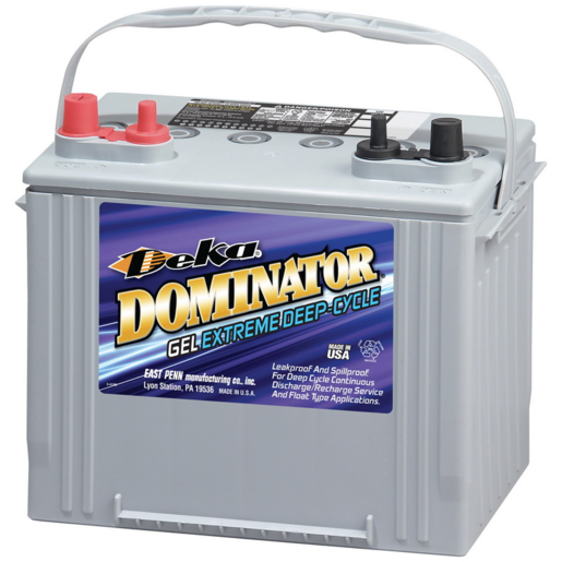 Deka Dominator DC Gel 12V 410CCA 74AH Marine Battery - 8G24M 