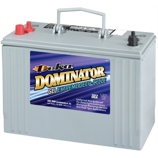 Deka Dominator DC Gel 12V 550CCA 98AH Marine Battery - 8G31DTM