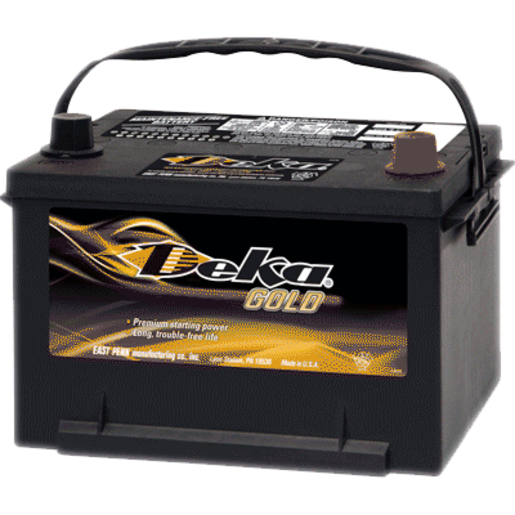 Deka Gold Flooded 12V 580CCA Car Battery -658RMF