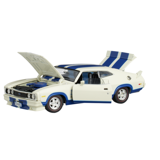 DDA 1:32 Ford Falcon XC Cobra Option 96 White w/Blue Stripes - DDA32852-2