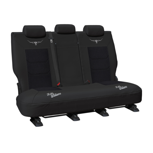 TMRMWJ2-BLKMR MADE TO ORDER RMW JACQUARD SEAT COVERS BLACK MIDDLE/REAR