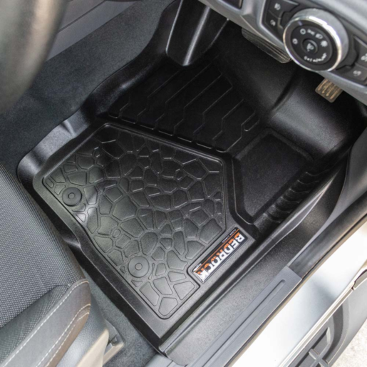 Bedrock Front & Rear Floor Liners To Suit Ford Everest - BRF002FR