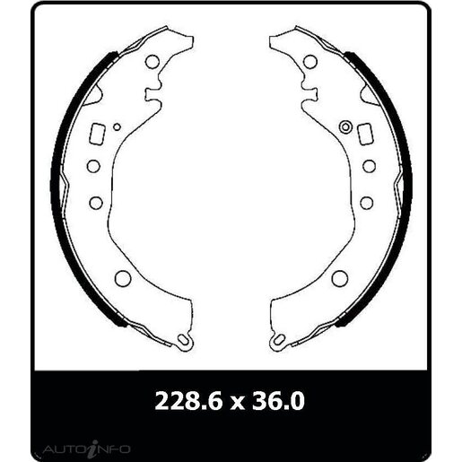 Brake Shoes - Rear