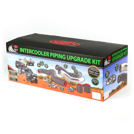 SAAS Intercooler Blck Alloy Pipe Kit To Suit Triton 2.5-3.2ML-MN - SAH3101B-KIT