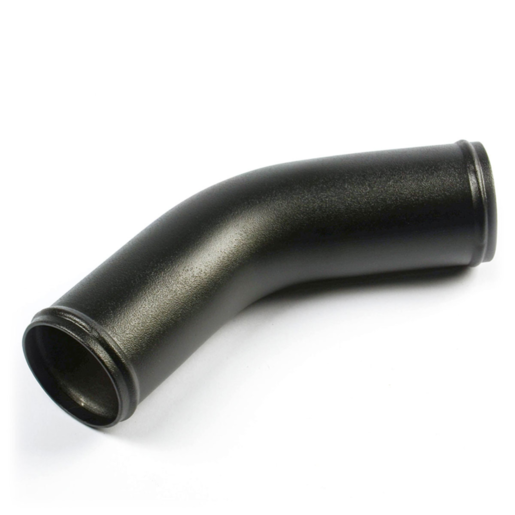 SAAS Pipe 57mm  x 45 Deg Aluminium Black Powder Coat - SP455757