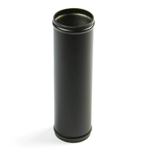SAAS Pipe 63mm  x 200mm Aluminium Black Powder Coat - SP6363200