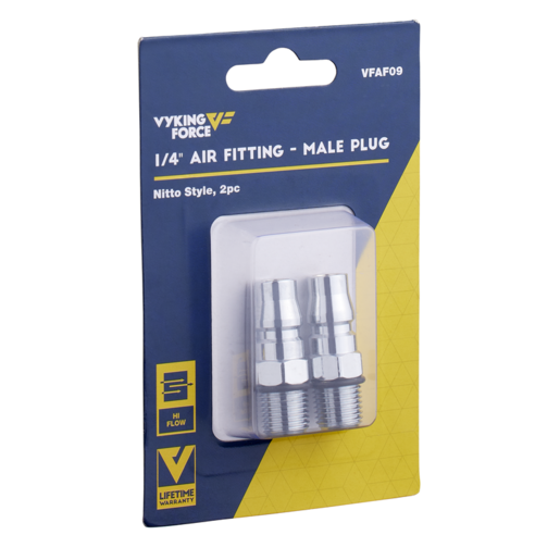 Vyking Force Air Fitting Plug 1/4" Male Thread - VFAF09