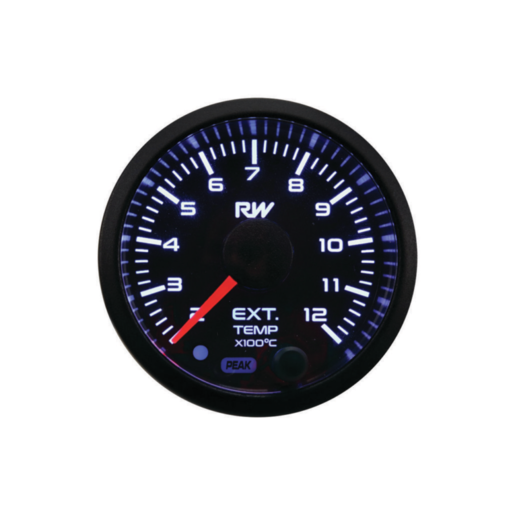 Raceworks 52mm Electronic 0-900deg EGT Gauge Kit - VPR-312