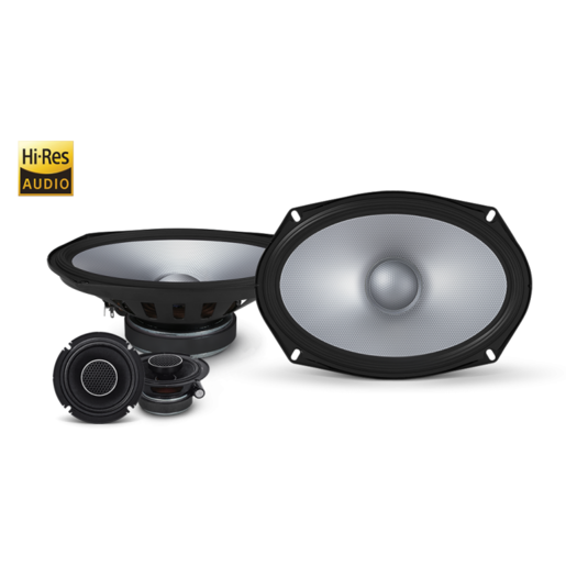 Alpine 6 x 9'' S Series Component + 3'' Coaxial Hi-Res Audio Speaker - S2-S69C