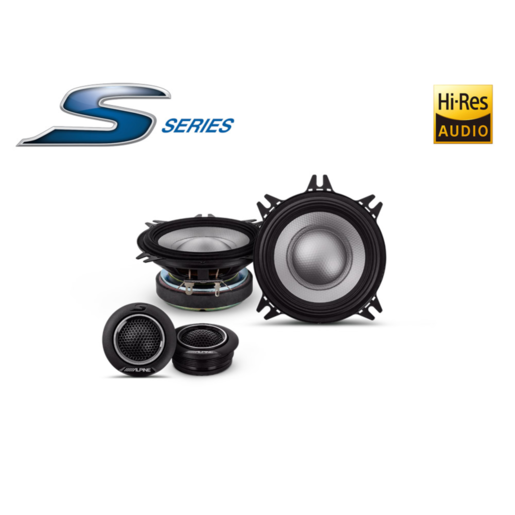 Alpine 4" S-Series 2-Way Component Speakers 10cm - S2-S40C