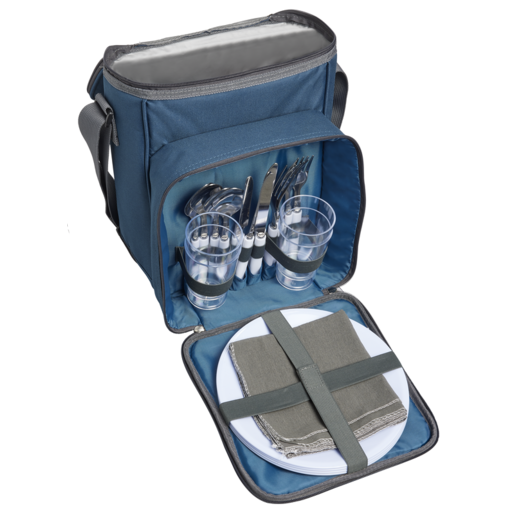 Streetwize 4-Person Picnic Bag With Cooler Compartment - SWTWPB-35026A417