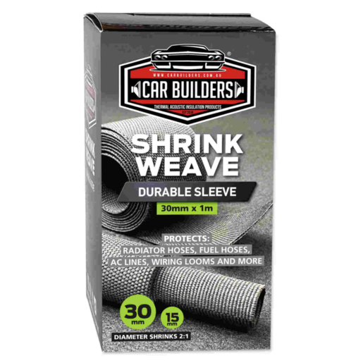 Car Builders Shrink Weave 2:1 Durable Sleeve 30mm - SWE30