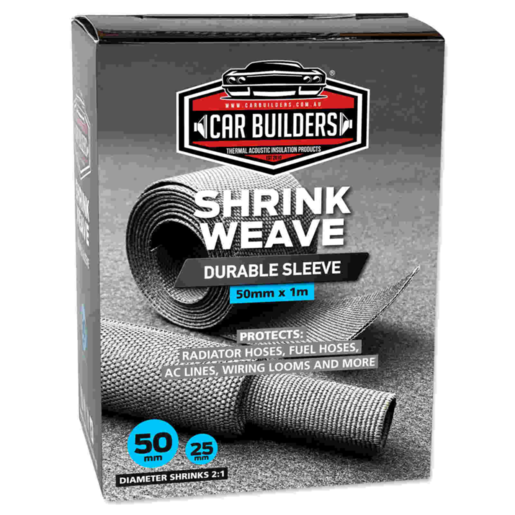 Car Builders Shrink Weave 2:1 Durable Sleeve 50mm - SWE50