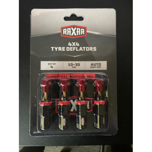 RAXAR 4x4 Tyre Deflators - RX10018