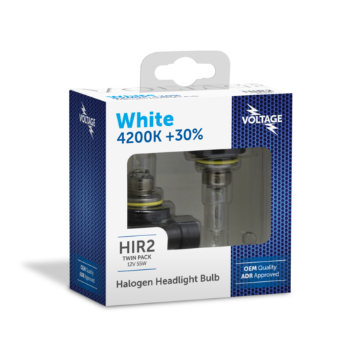 Voltage HIR2 White 4200K Halogen Headlight Bulb - VGHIR2WP30