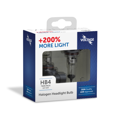 Voltage Halogen Headlight Bulb 12V 51W - VGHB4200