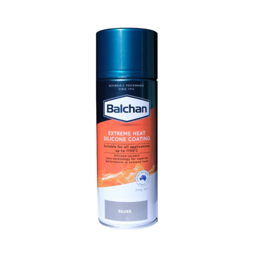 Balchan Extreme High Heat Silicone Coating Paint - Silver - BAL101004