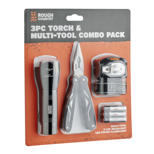 Rough Country 3 Piece Torch and Multi-tool Combo Pack - RCTMP3PCE