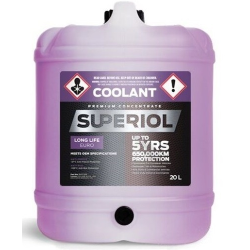 Superiol Purple Long Life Euro Concentrate Coolant 20L - SVCC20L